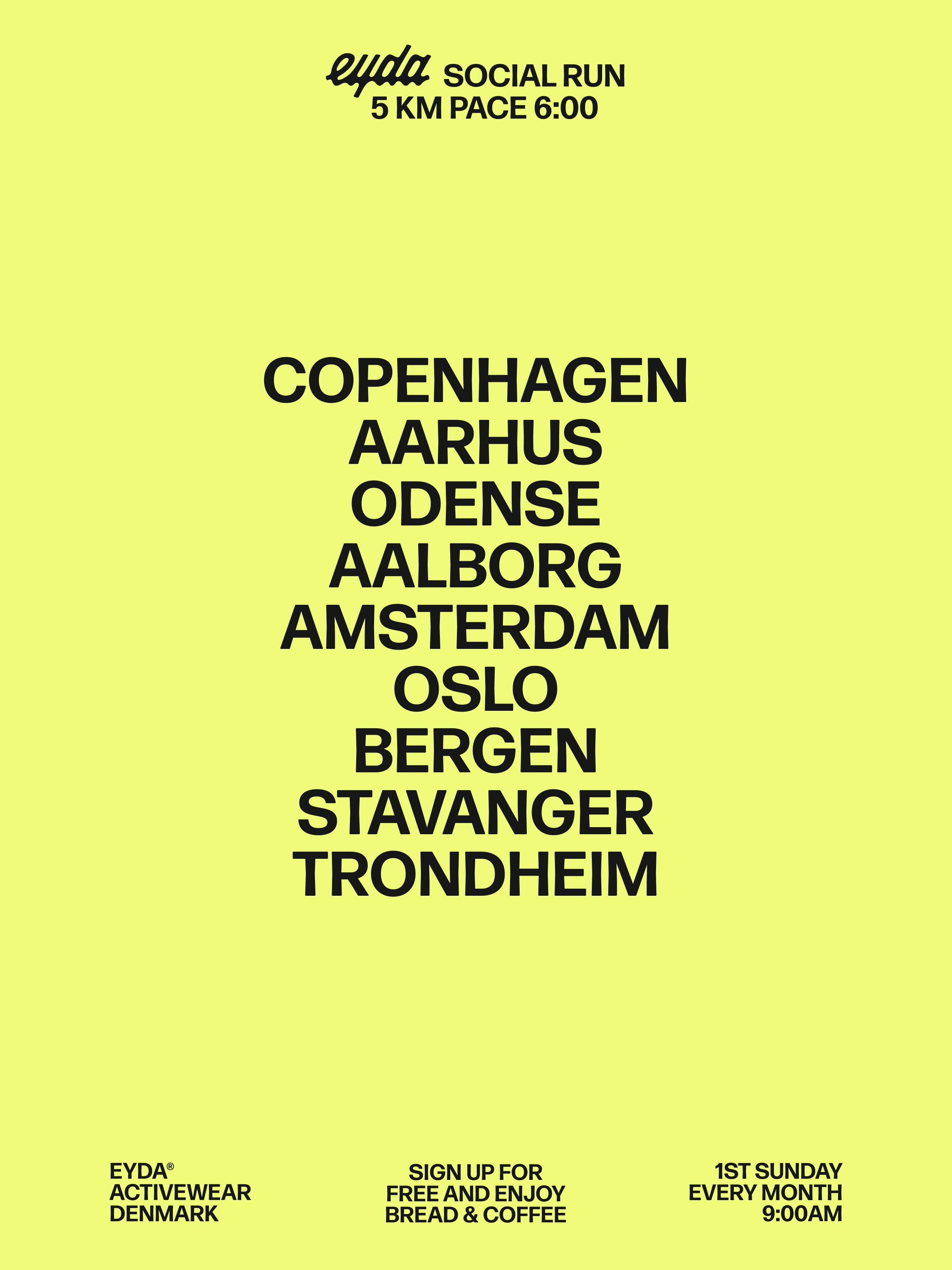 EYDA Social Run Trondheim