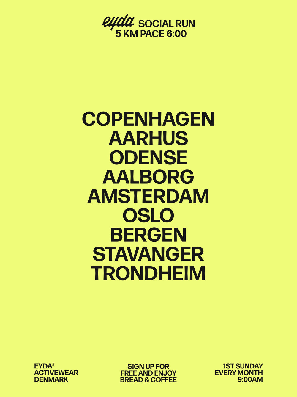 EYDA Social Run Trondheim
