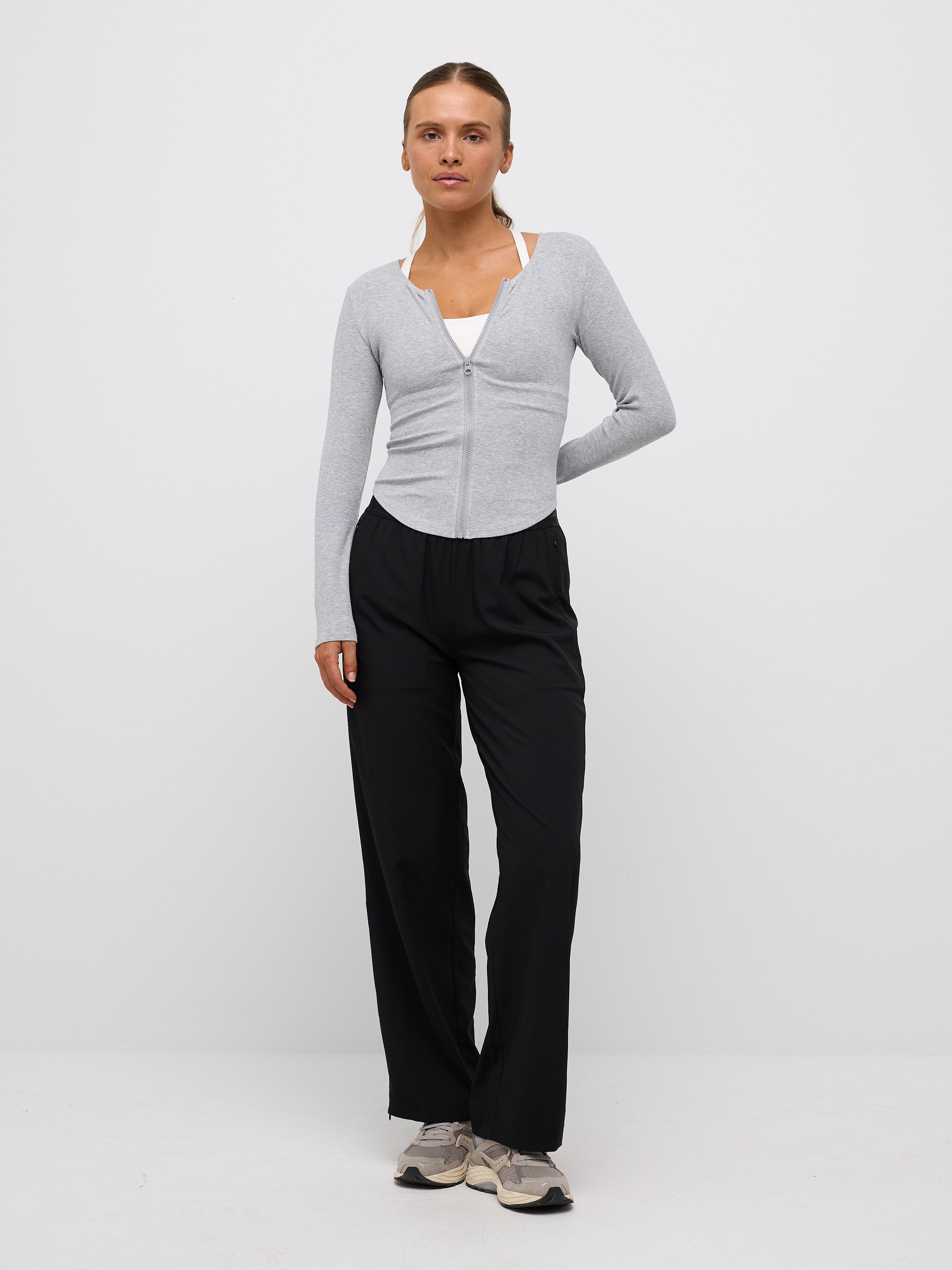 Scarlet Zip Long Sleeve
