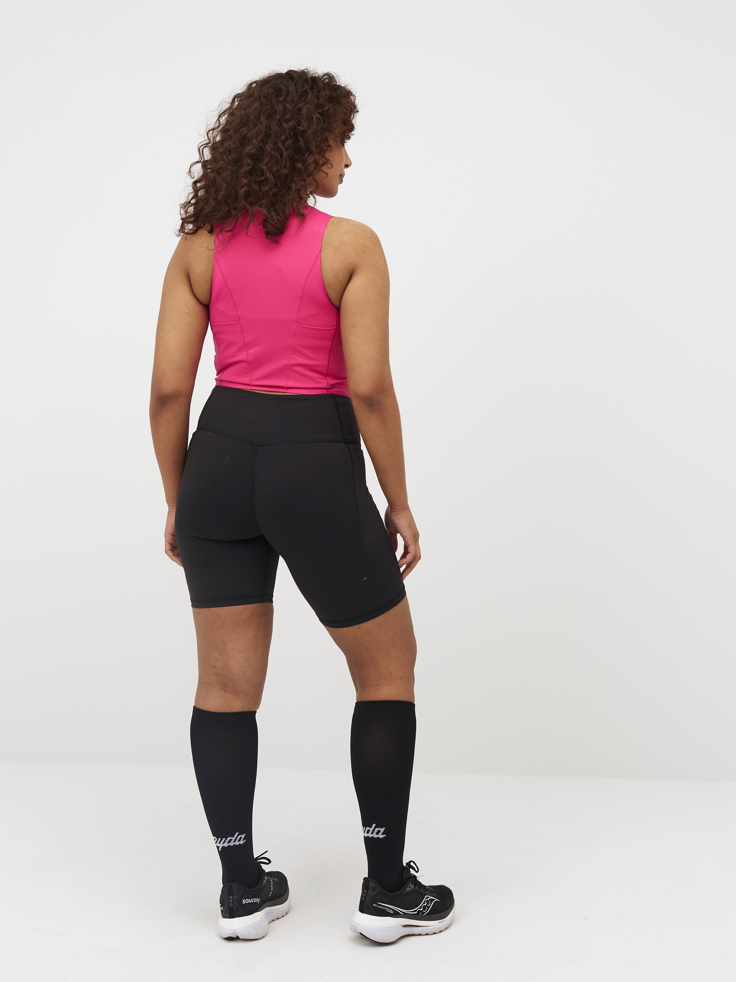 Isa Compression Race Crop Top