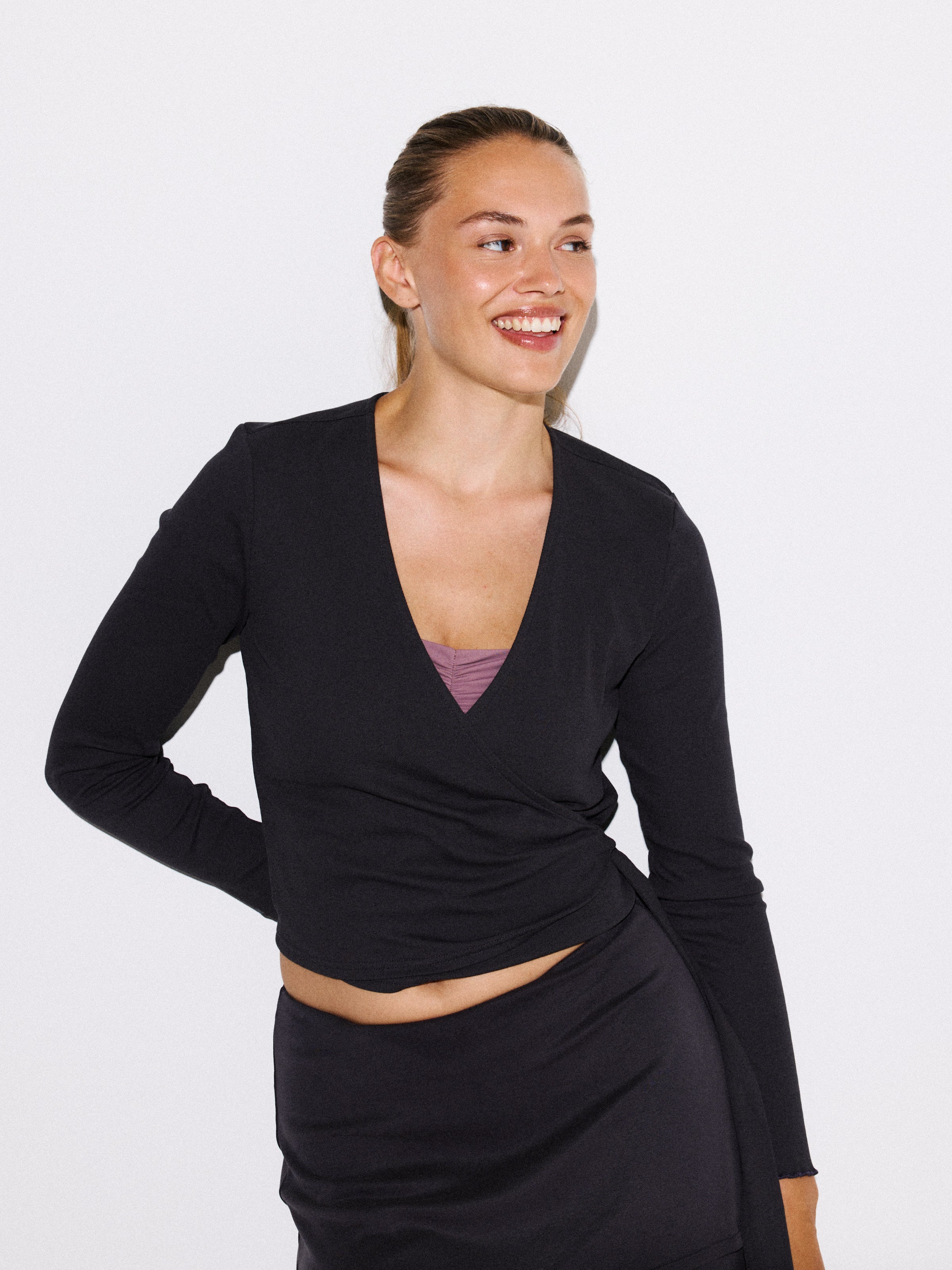 Nora Wrap Long Sleeve