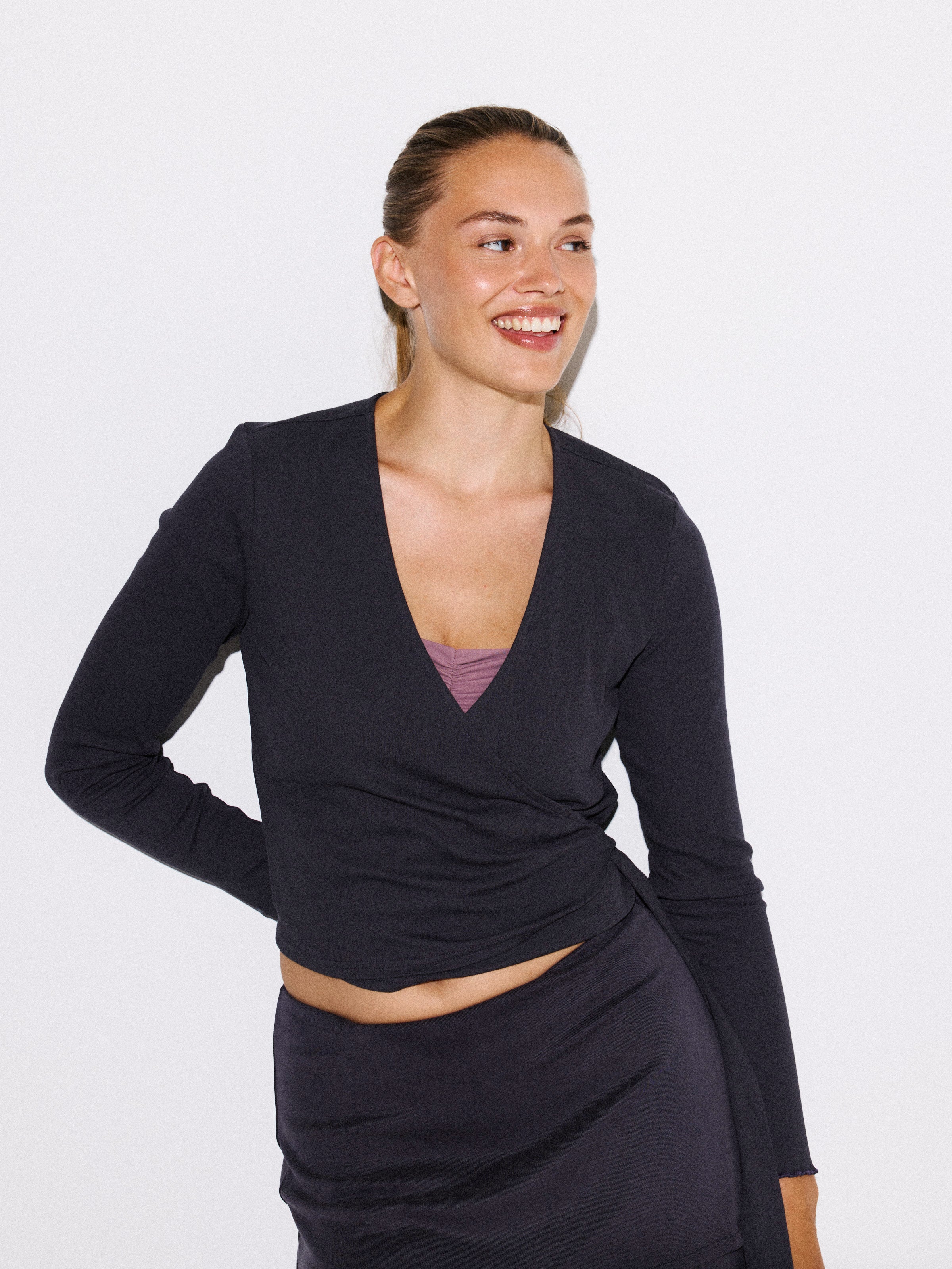 Nora Wrap Long Sleeve