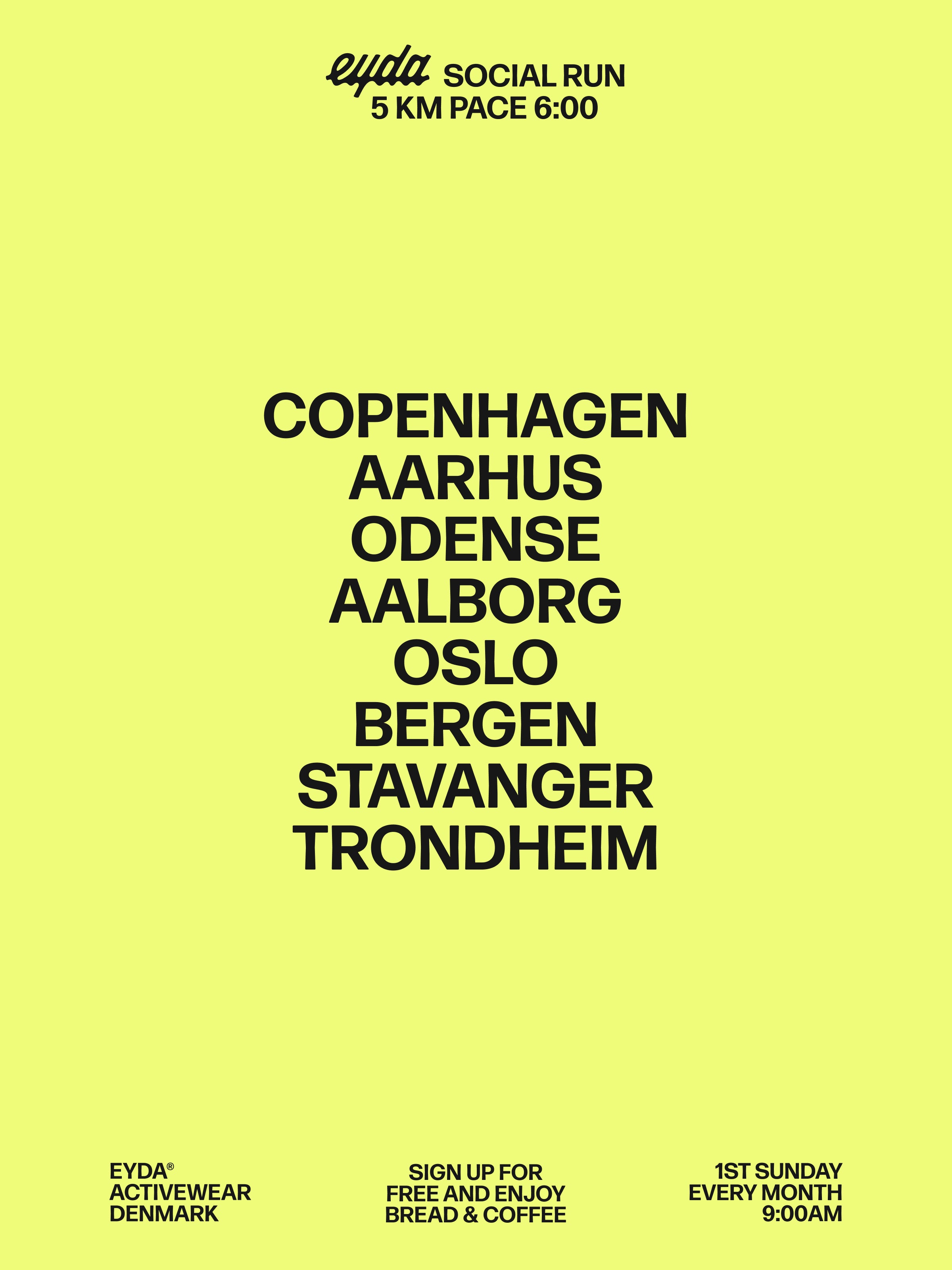 EYDA Social Run Aarhus