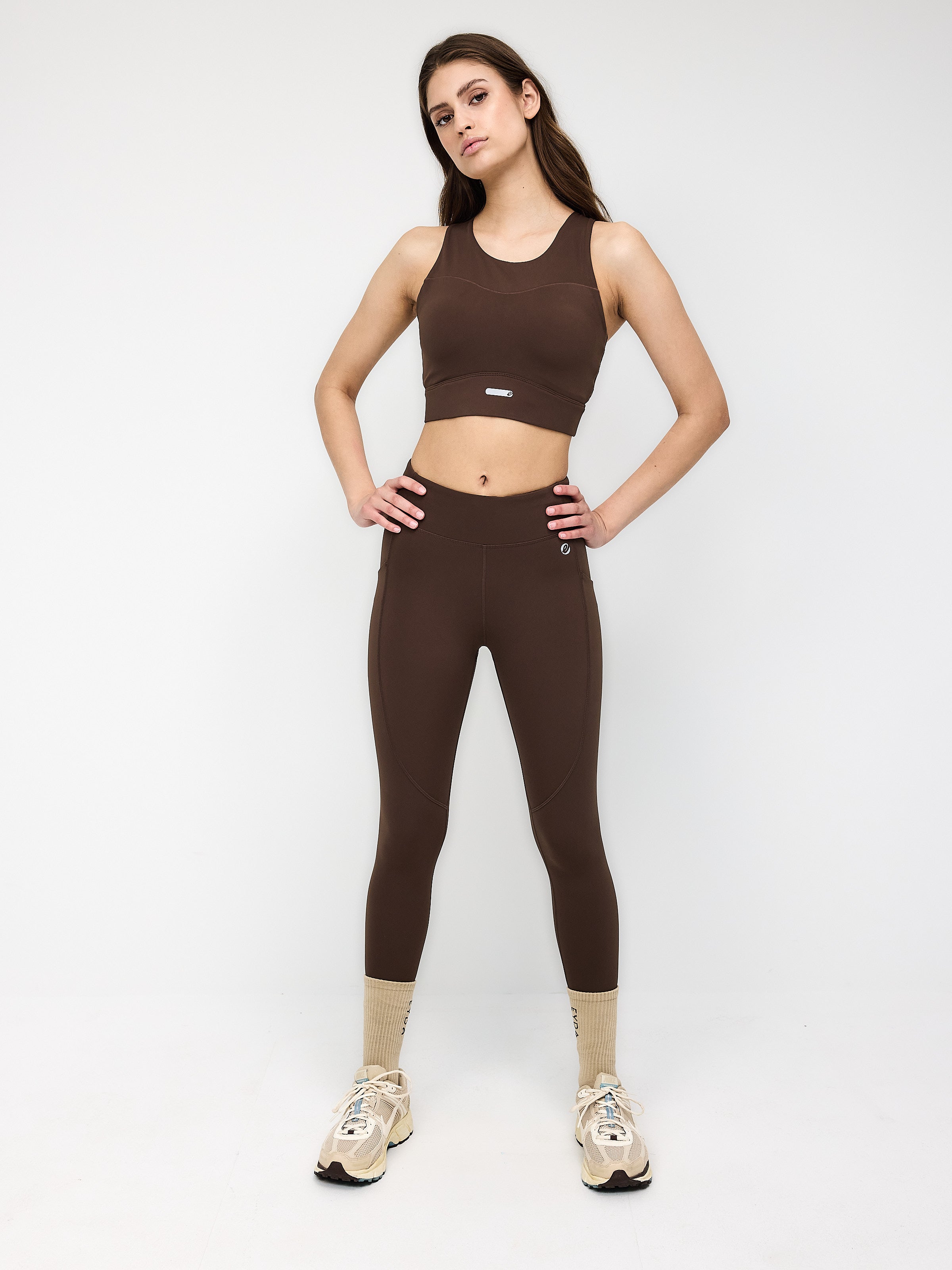 Amber High Neck Sports Bra