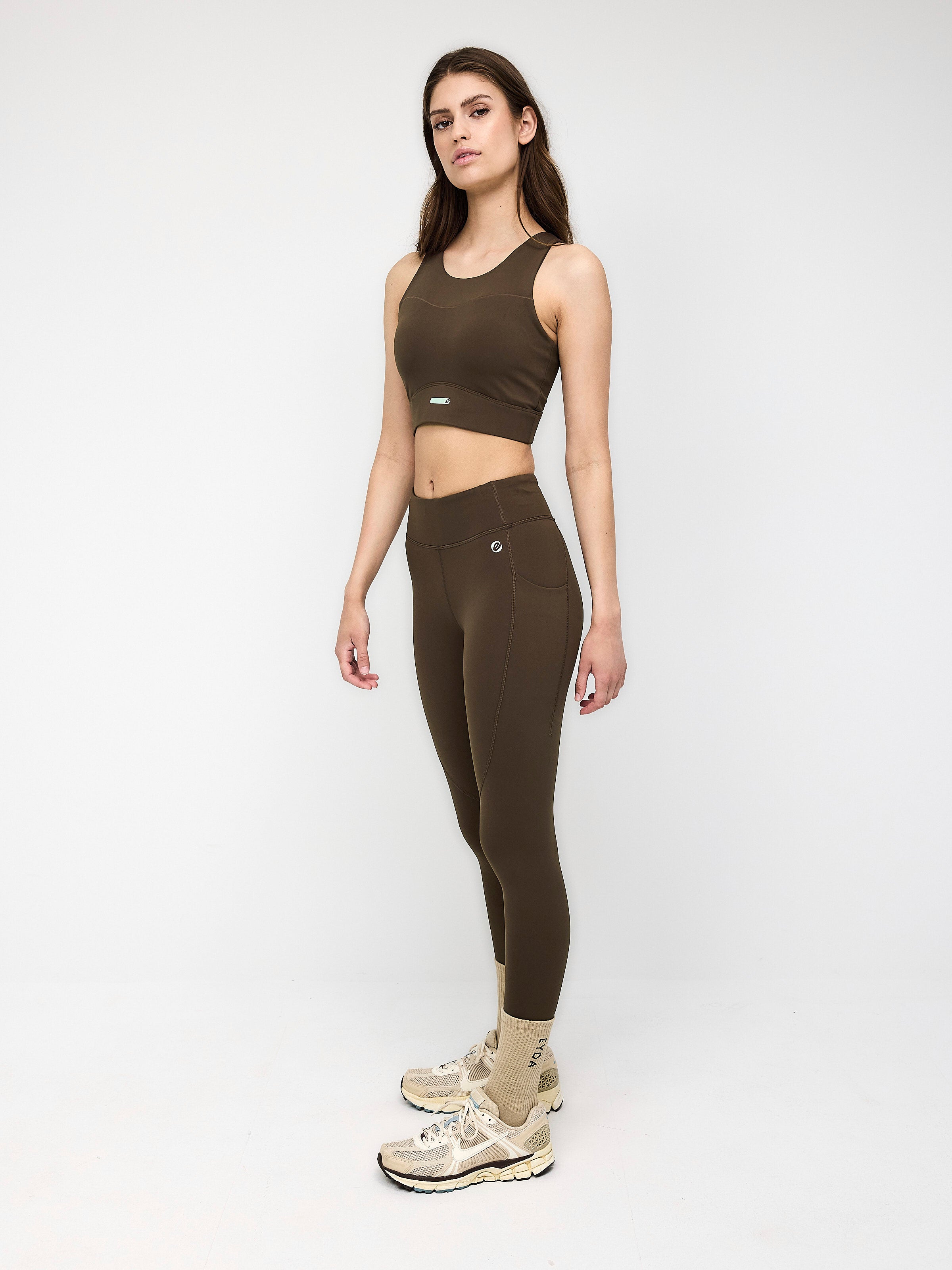 Amber High Neck Sports Bra