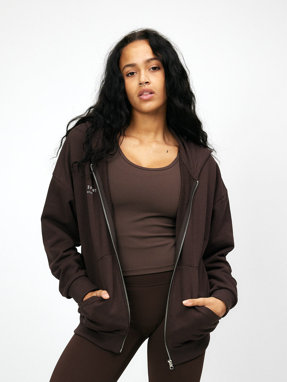 Gaia Oversized Zip Hoodie