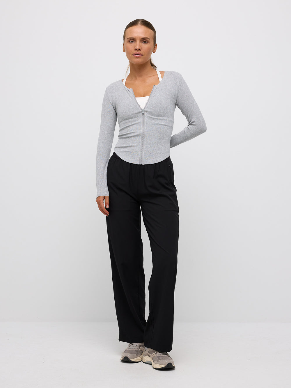 Scarlet Zip Long Sleeve